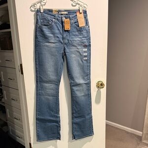 Levi's Light Blue Bootcut Jeans for Men